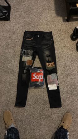 Amiri jeans size 34 supreme socks📍read  description 📍