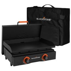NEW Blackstone 22″ 2-Burner Tabletop Griddle w/ Hard Cover