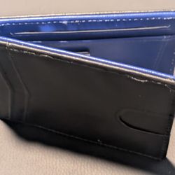 Black Blue Wallet 
