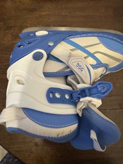 DSG Kids Ice Skates Blue and White