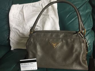Authentic Prada Stefani leather handbag