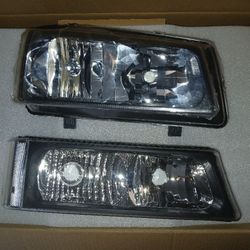 cateye Silverado Headlights black 