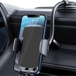 new Phone Holders for Your Car [Gooseneck Flexible] Phone Stand for Car Dashboard Windshield Automotive Accessories [Strong Suction Cup] Cell Phone Ca