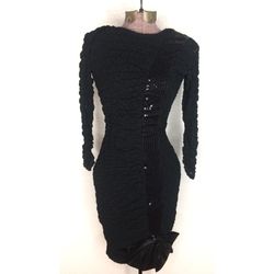 Sexy vintage 80s prom dress sz small Halloween Costume