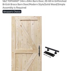 Barn Door 34x84”