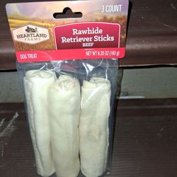 Dog Rawhide  3 Pack  4 Dollars  If Buy More One 3 A Pack Ex Date 5/2025