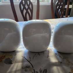 Blazing! No lag WiFi. Google Nest WiFi Pro 6E Mesh Router Set $140 OBO