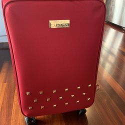 Vince Camuto Carry On Travel Bag With Rolling Wheels New