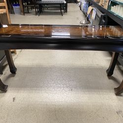 Cherry Wood Console Table 