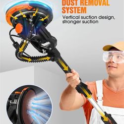 $124 Electric Drywall Sander with Vacuum & LED