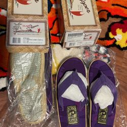 Bape Purple Camo Sandals