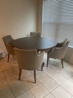 Century Furniture dining table + 4 chairs