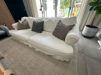 Natural white sofa