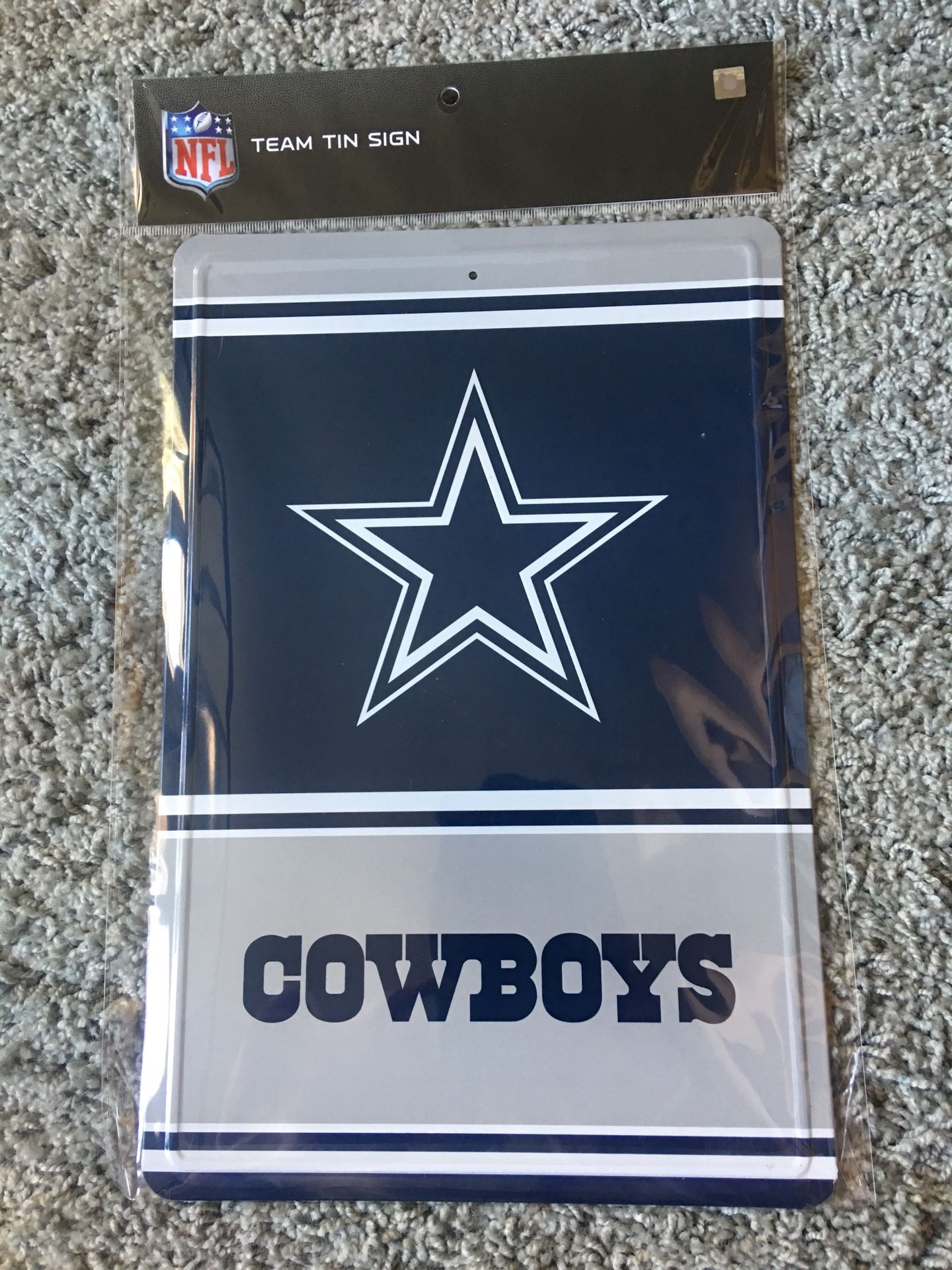 Dallas Cowboys Tin Sign! Great For Man Cave!