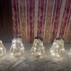 Lighted Vintage Pumpkins $250
