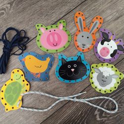Early Learners Press board Animals Toy