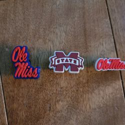 Lot Of 3 Mississippi Shoe Charms 