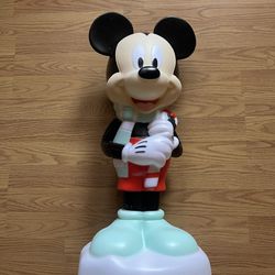 Disney Mickey Mouse & Friends Mickey Mouse Lit Blow Mold Figure 24”