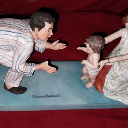 DISCOUNTED NORMAN ROCKWELL BABY'S FIRST STEP THE NORMAN ROCKWELL MUSEUM INC. 1979