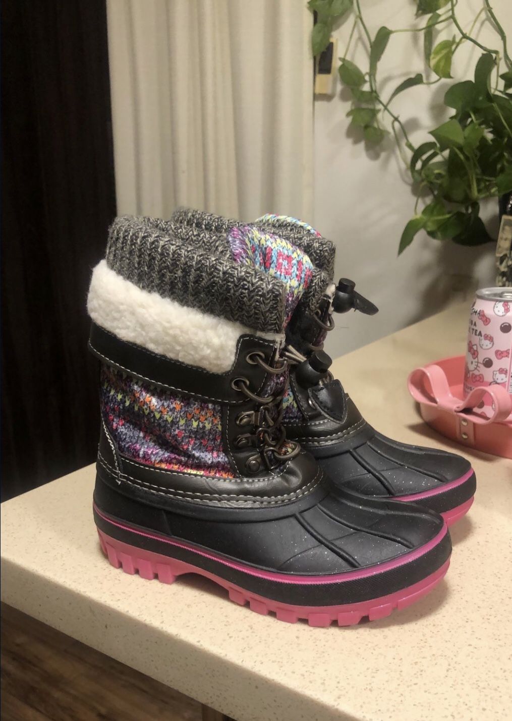 Little Girl Snow Boots Size 12