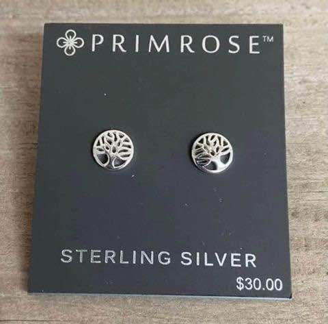 NEW Real .925 Sterling Silver Tree Of Life Earrings Just $15
