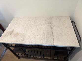 Marble Top Kitchen Island – $300