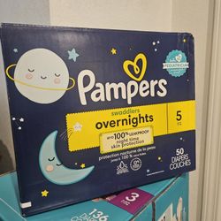 Pampers Overnights Sz5