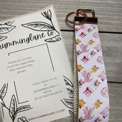 Luxury Brand Keychain Key fob Lanyard