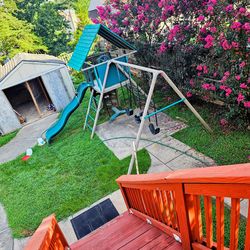 Life time swing and slide set for sale