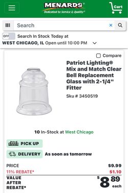 Pendant  replacement shades Clear  Glass