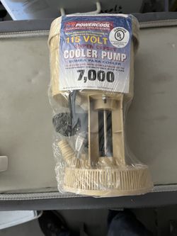 Power Cool Evan Cooler Pump Never Used Still On Package  10.00