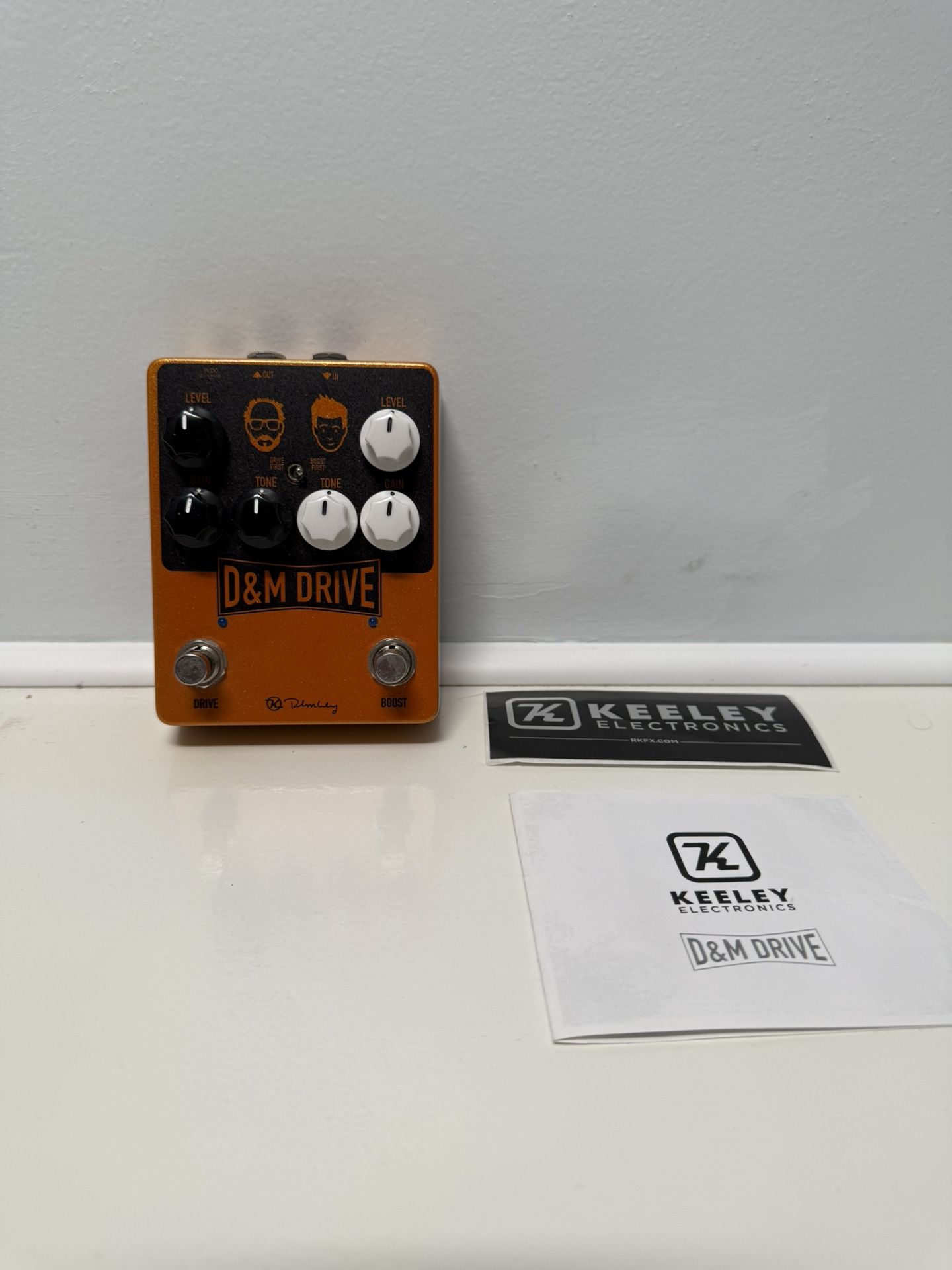 Keeley D&M Drive Dual Overdrive Guitar Pedal