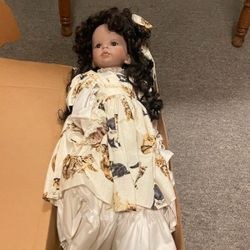 Bisque Porcelain Doll