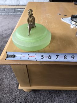 Amazing Green Dish Very Old No Damage 120$