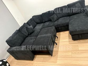 New black sectional