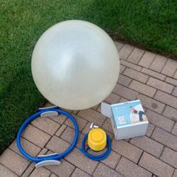 Exercise Ball With Pump and Pilates Ring 