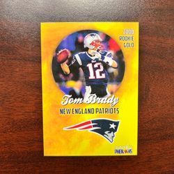 Tom Brady Rookie Gold 2000 Rookie Phenoms (RC)