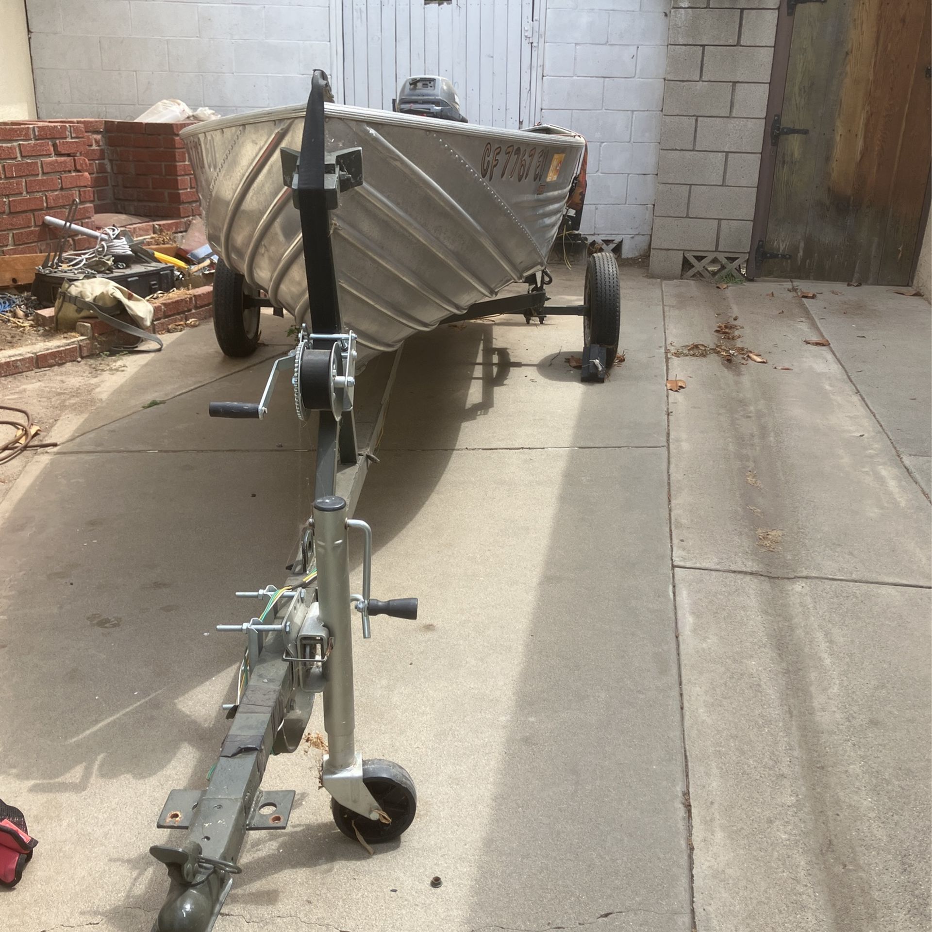 Aluminum Boat With Trailer