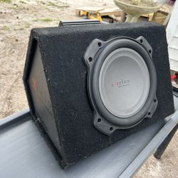 Kenwood Excelon  10” Subwoofer And Box