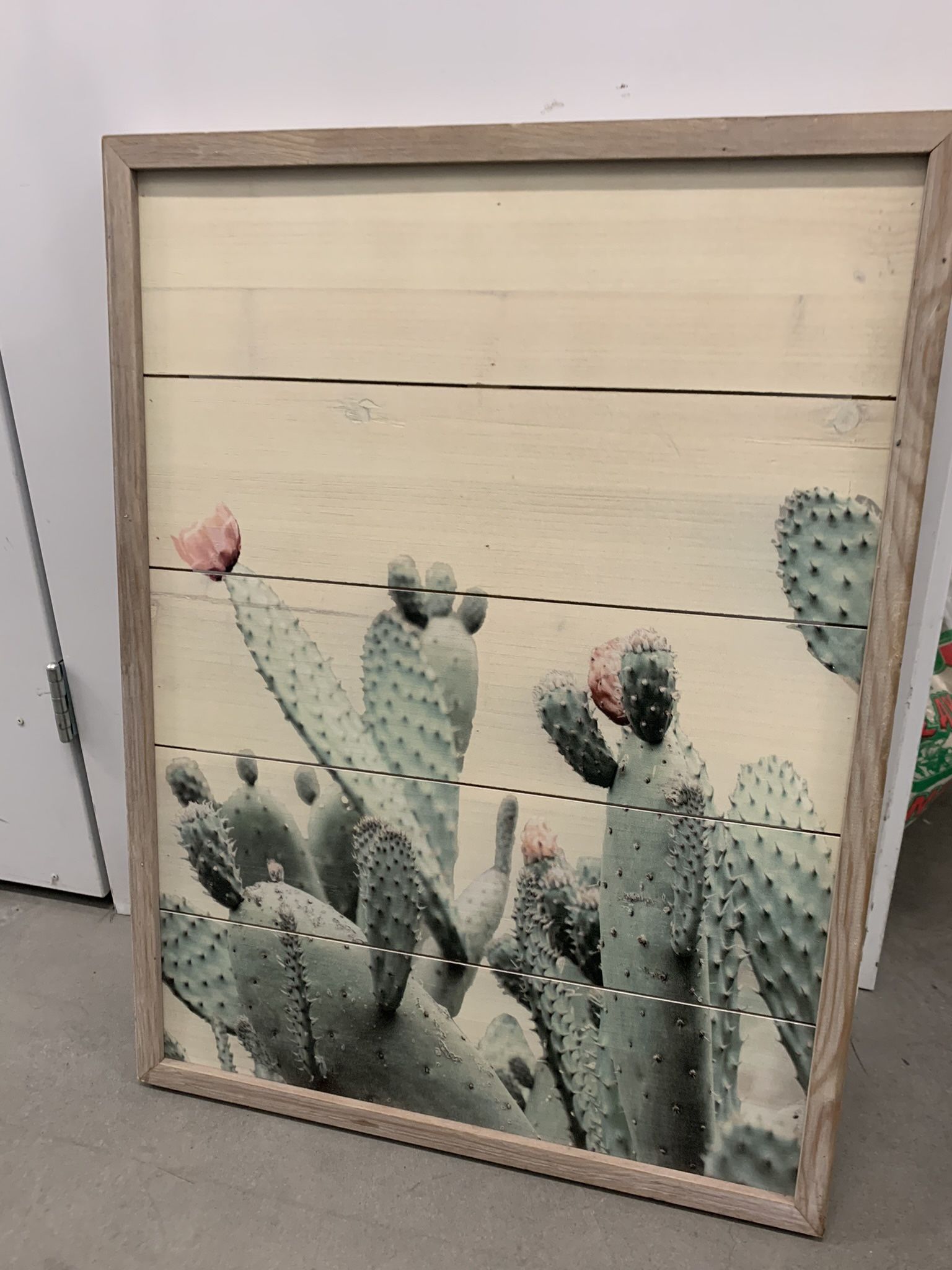 Cactus Wood Art