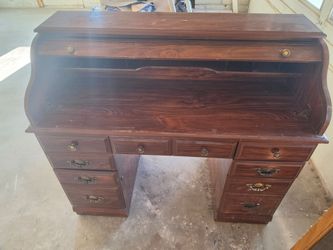 Wooden fold top desk