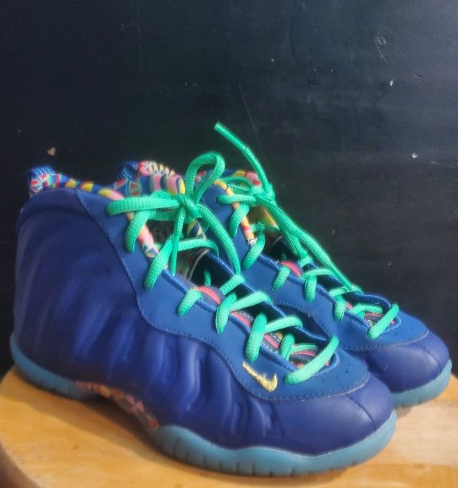 Blue Nike Foamposite's