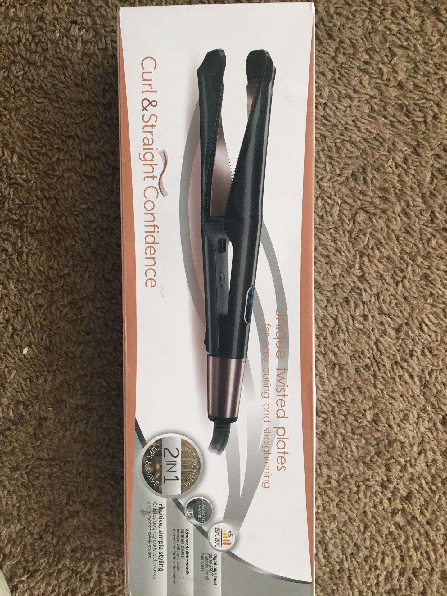 2 in 1 curler and straightener