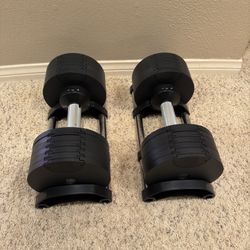 LYNX Fitness Adjustable Dumbbells 50Ibs