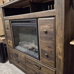 Tv Stand With Fireplace 