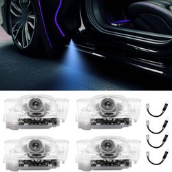 new 4PCS TOYOTA Car Door Lights Logo Projector No Fade HD Car Welcome Laser Light, 3D LED Car Welcome Projector Lights, Easy Installation, Plug-and-Pl