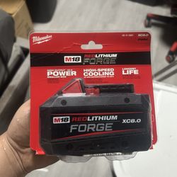 Milwaukee M18 8.0 Forge Battery New Sealed 