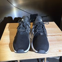 Adidas Men Black And White Running Shoes Sz 10