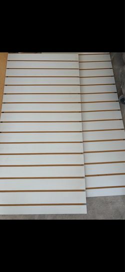 Slatwall panels