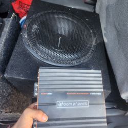 12 In Subwoofer Rocksford Fosgate With 1500w Amp 